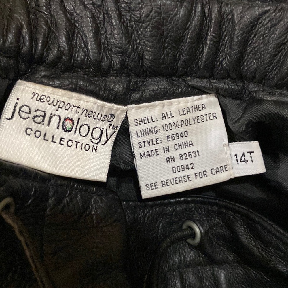 Black Leather pants